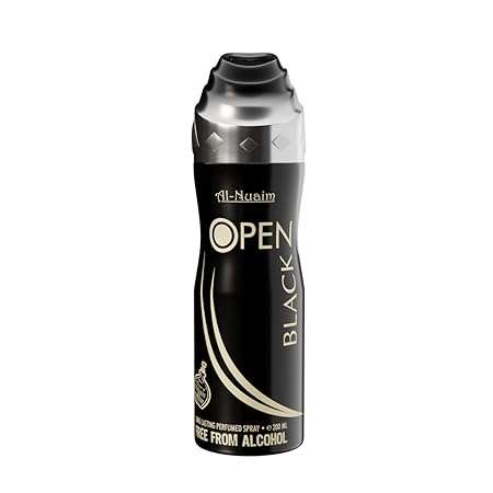 Open Black Perfumed Spray (200ml)