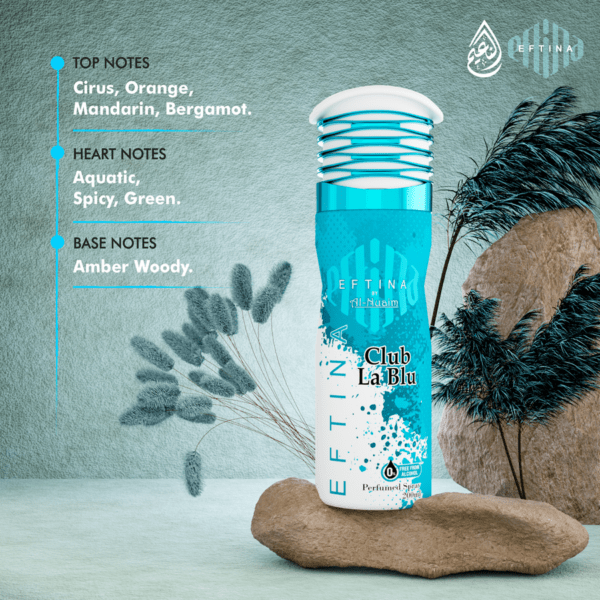 Eftina Club La Blue Perfumed Spray (200ml)